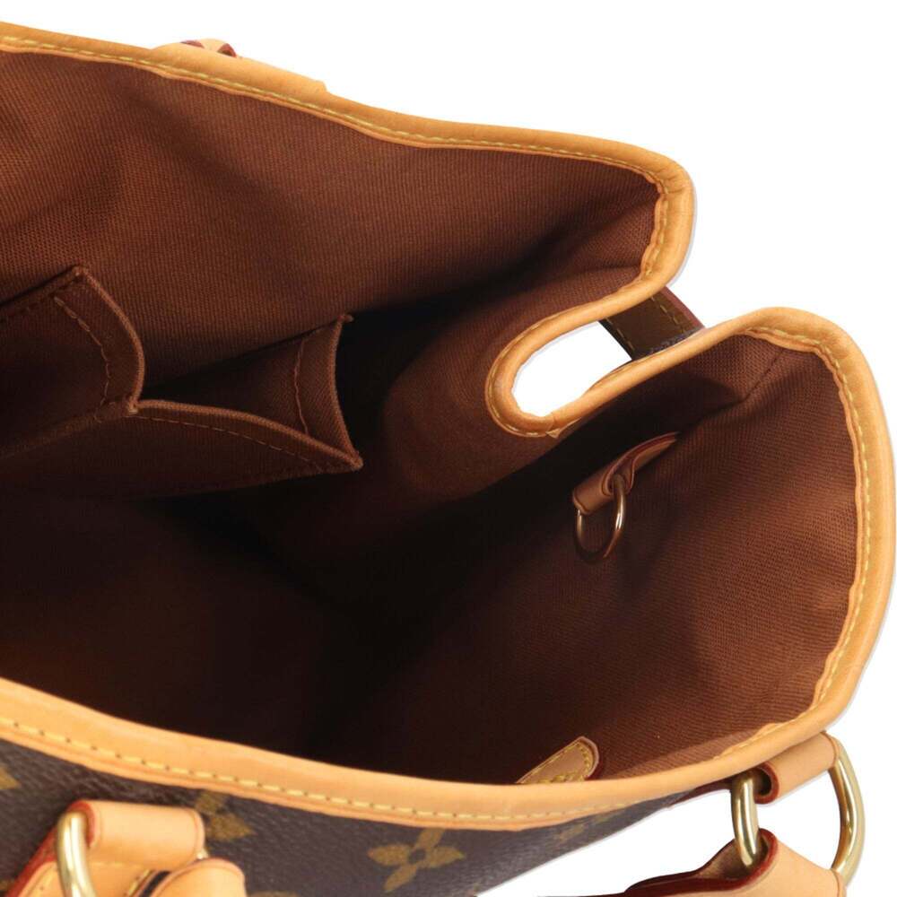 LOUIS VUITTON Authentic Brown Monogram Canvas Tote Bag - Picture 7 of 14
